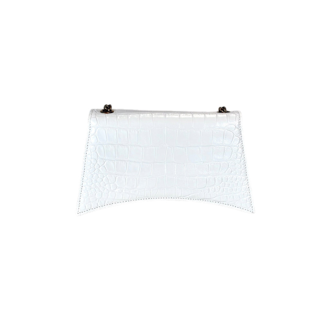 Balenciaga Crush Mini Chain Bag White