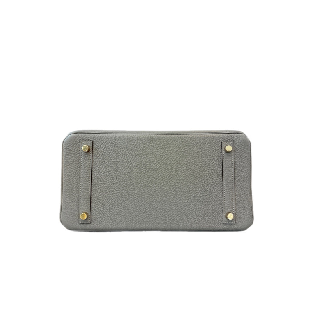 Hermes Birkin 30cm Gris Meyer Togo Bag