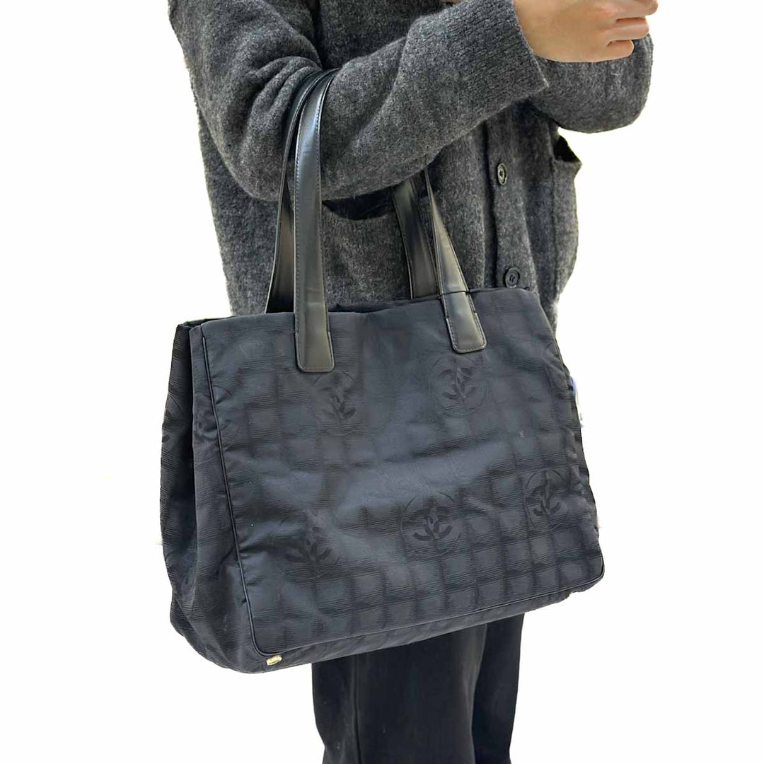 Chanel Vintage Black Tote Bag