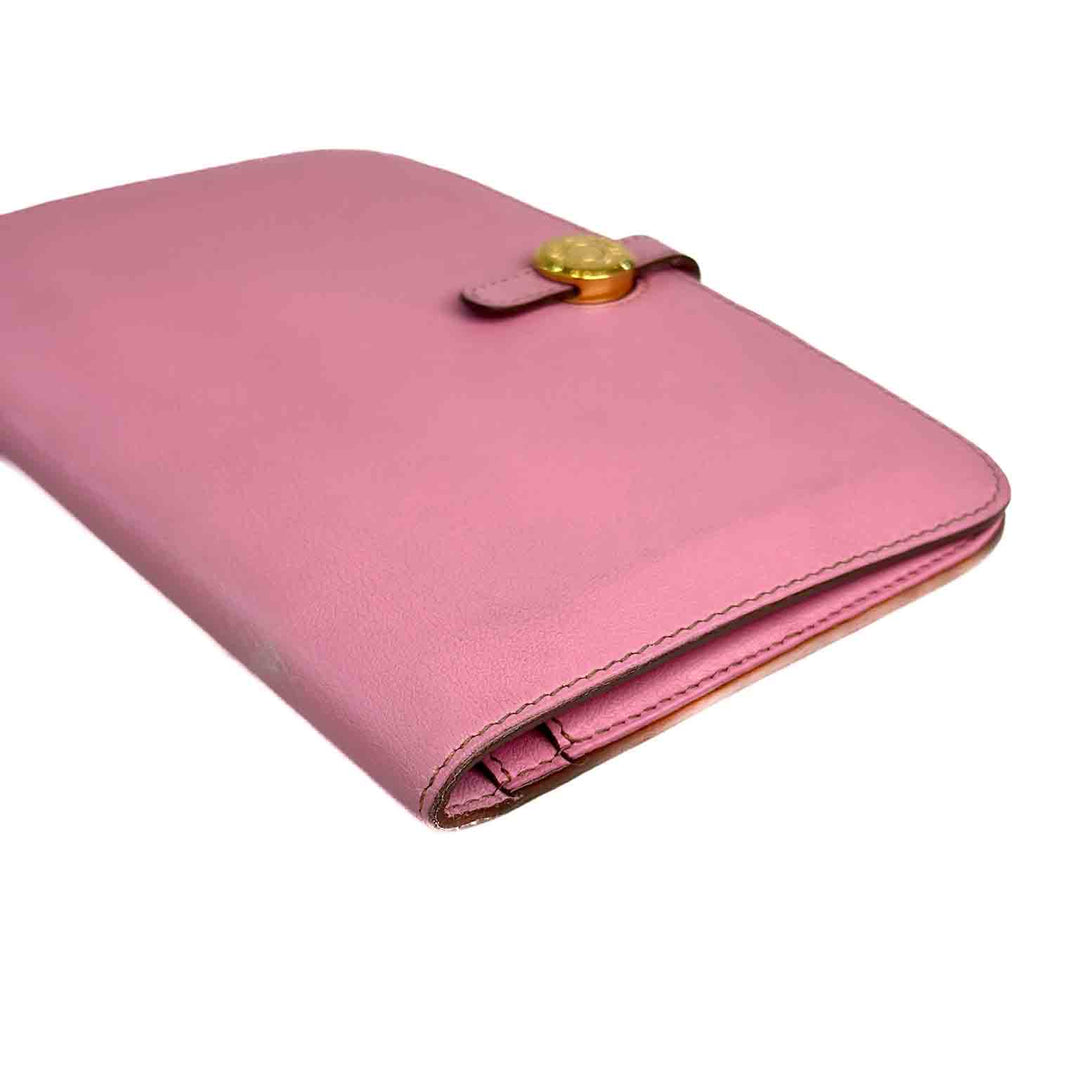 Hermes Dogon Long Wallet Pink Gold - Jiaxyk