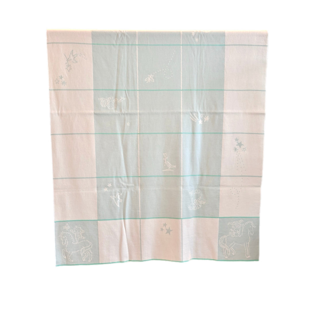 Hermes Cotton Blue Baby Blanket - Jiaxyk
