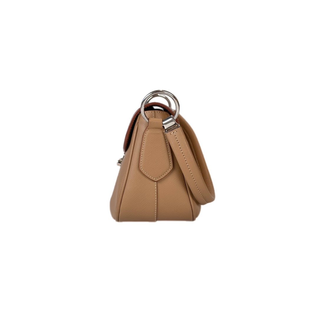 Prada Brown Leather Hand Bag