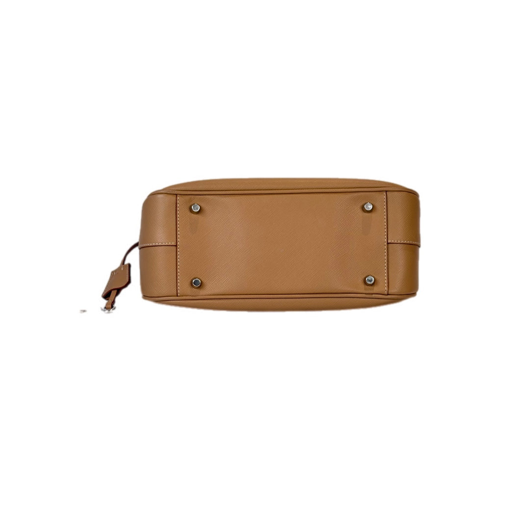 Prada Brown Leather Hand Bag