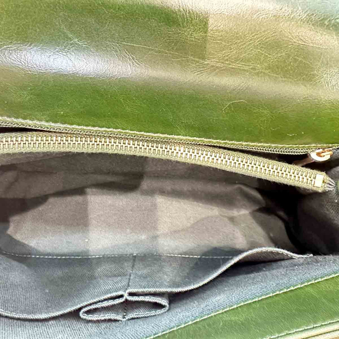 Chanel Green Medium Coco Handle Bag - Jiaxyk