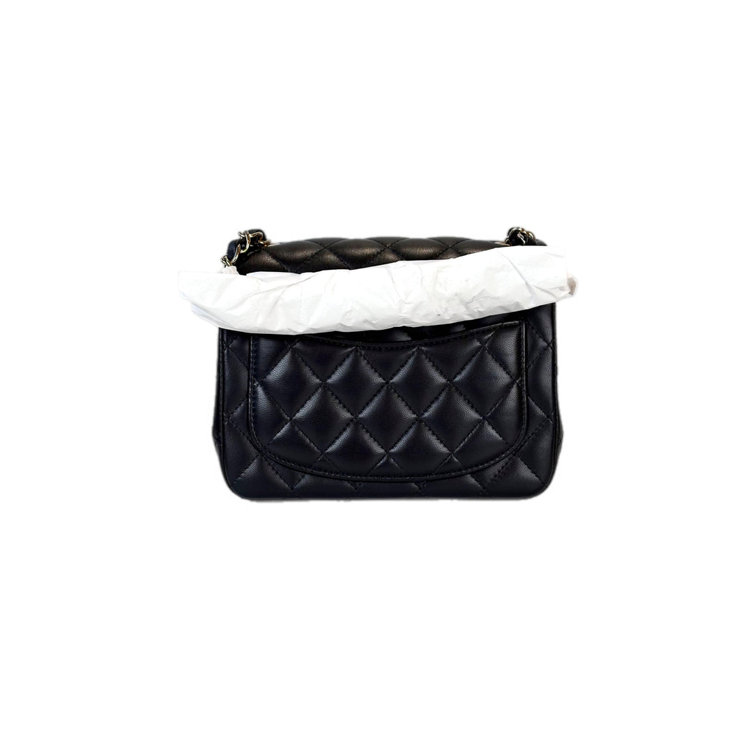Chanel Black Classic Flap Mini Square Bag - Jiaxyk