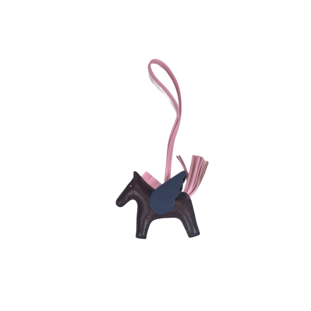 Hermes Rodeo Pegase Pm Burgandy/Navy/Pink