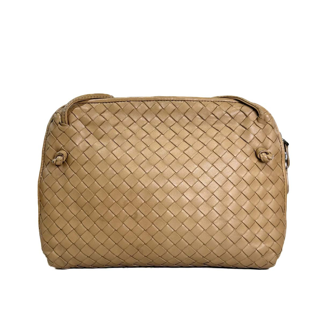 Bottega Veneta Beige Intrecciato Nodini Bag - Jiaxyk
