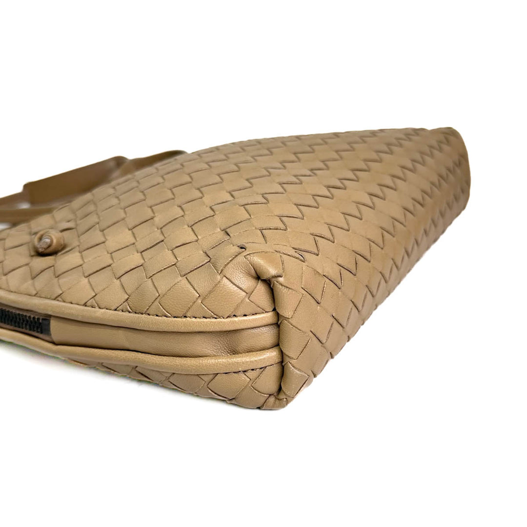 Bottega Veneta Beige Intrecciato Nodini Bag - Jiaxyk