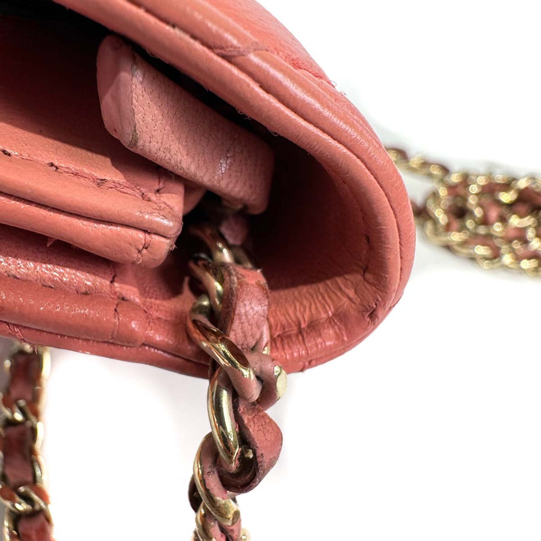 Chanel Coral Pink Woc Bag - Jiaxyk