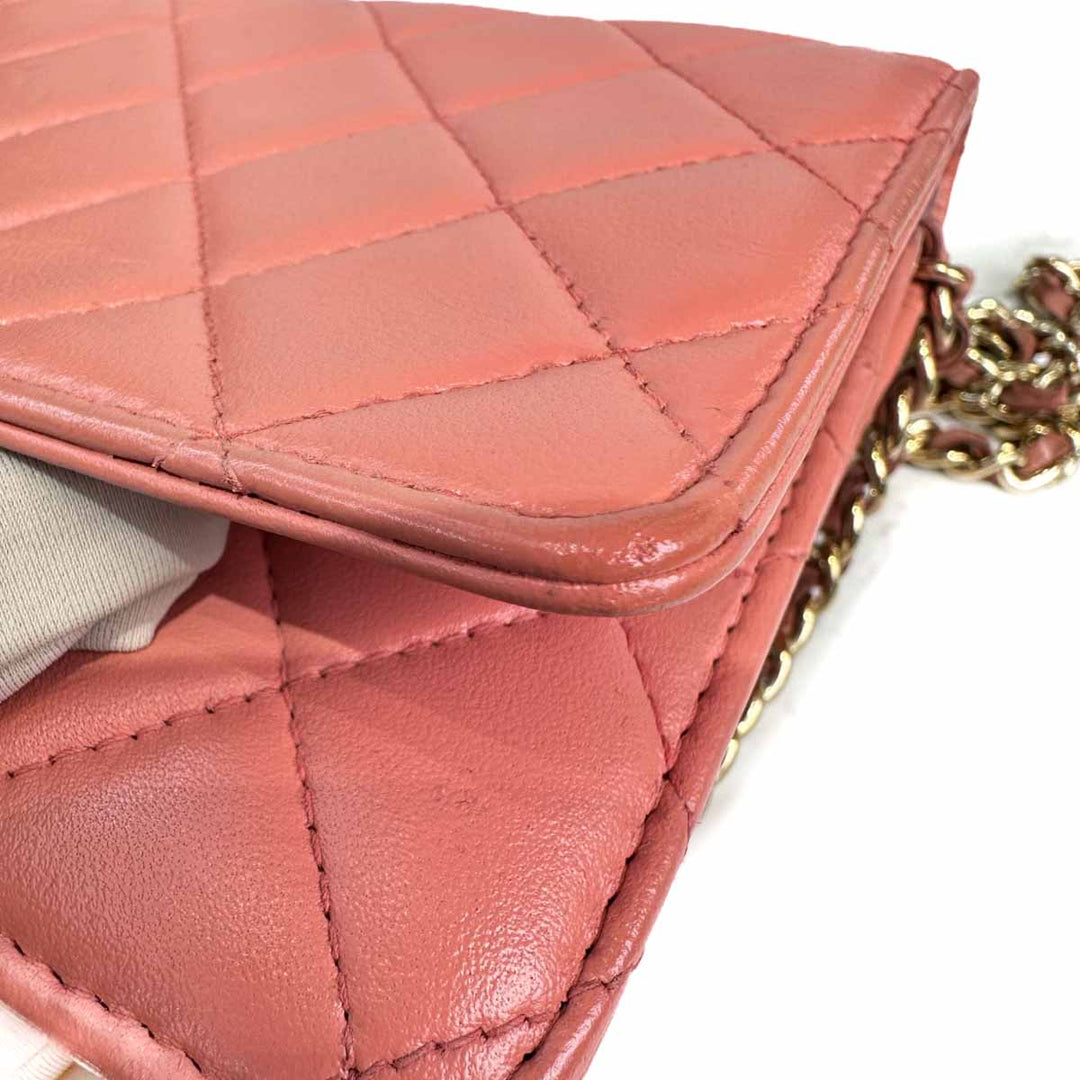 Chanel Coral Pink Woc Bag - Jiaxyk