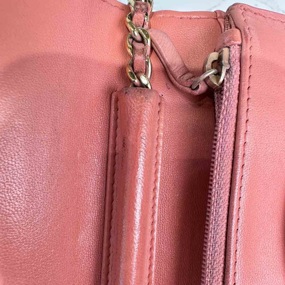 Chanel Coral Pink Woc Bag - Jiaxyk