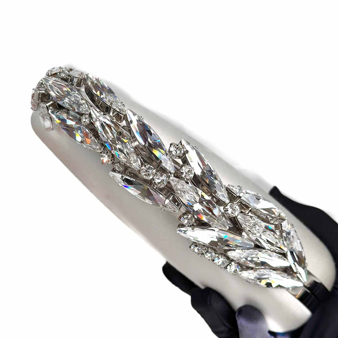 Manolo Blahnik Nadira Satin Clutch - Jiaxyk