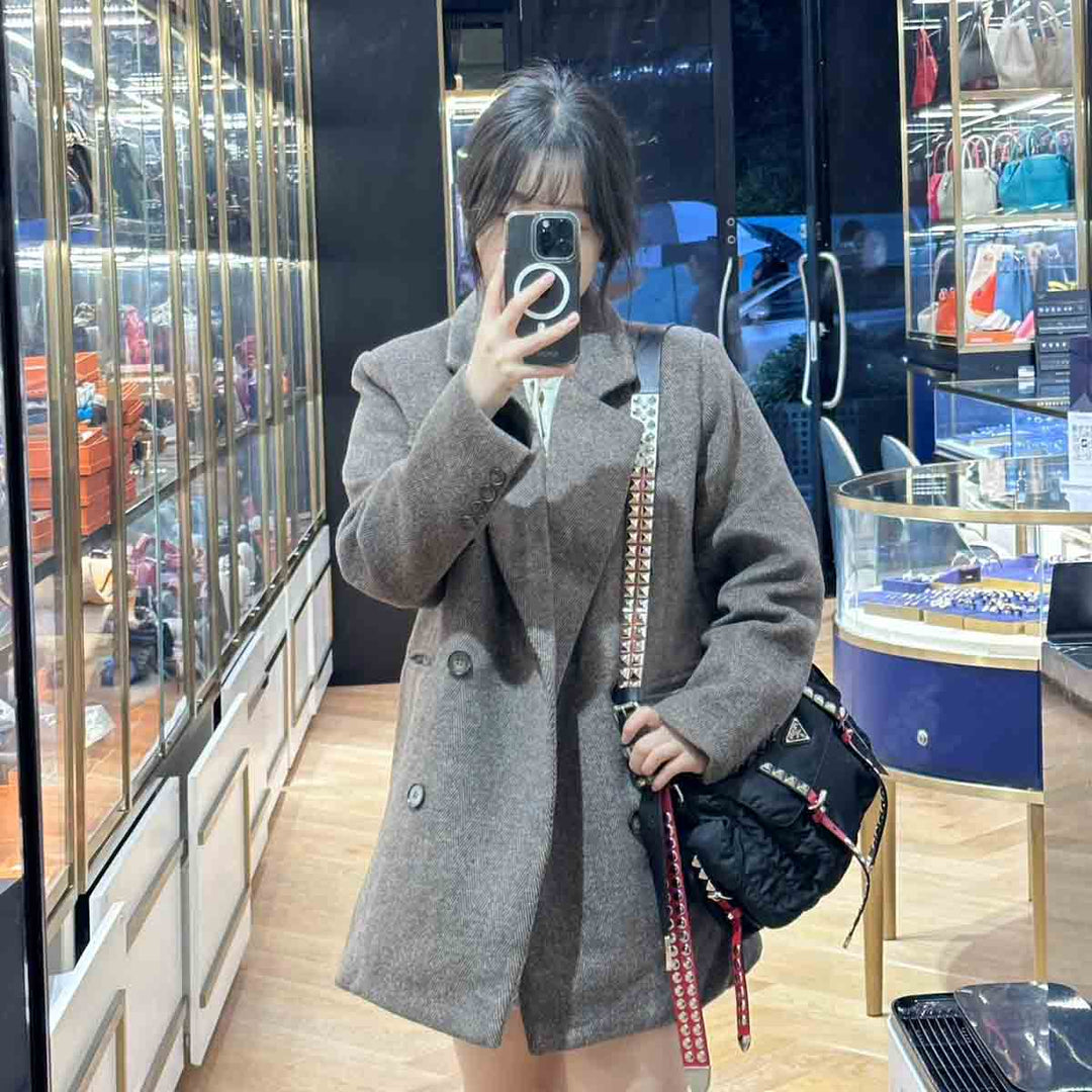 Prada Nylon New Vela Studded Messenger Bag - Jiaxyk