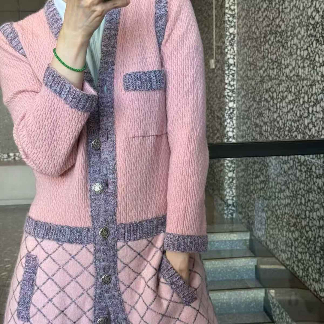 Chanel Silk/Cashmere Long Coat #40