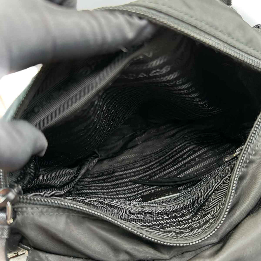 Prada Nylon New Vela Studded Messenger Bag - Jiaxyk