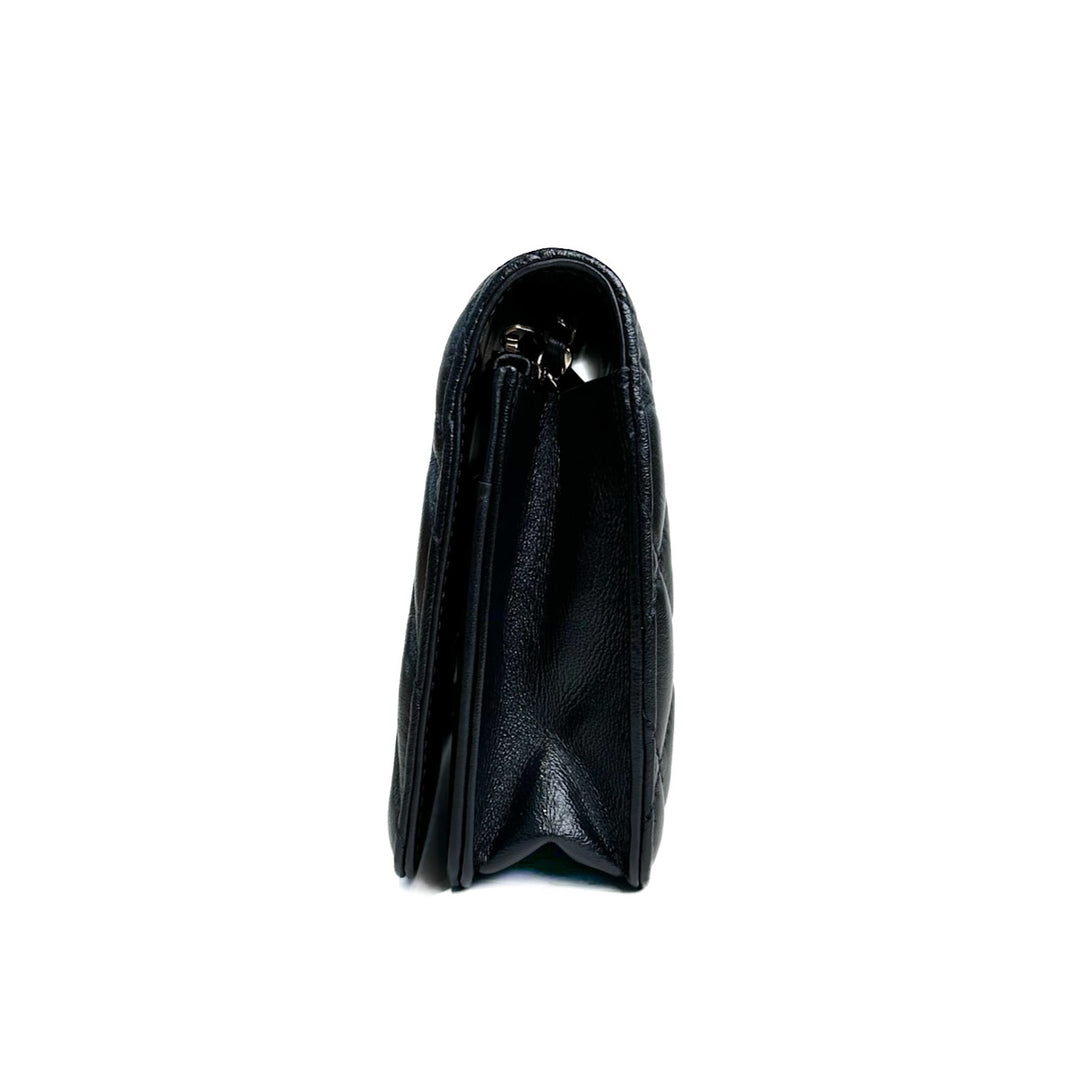 Chanel Black Chevron WOC Bag - Jiaxyk