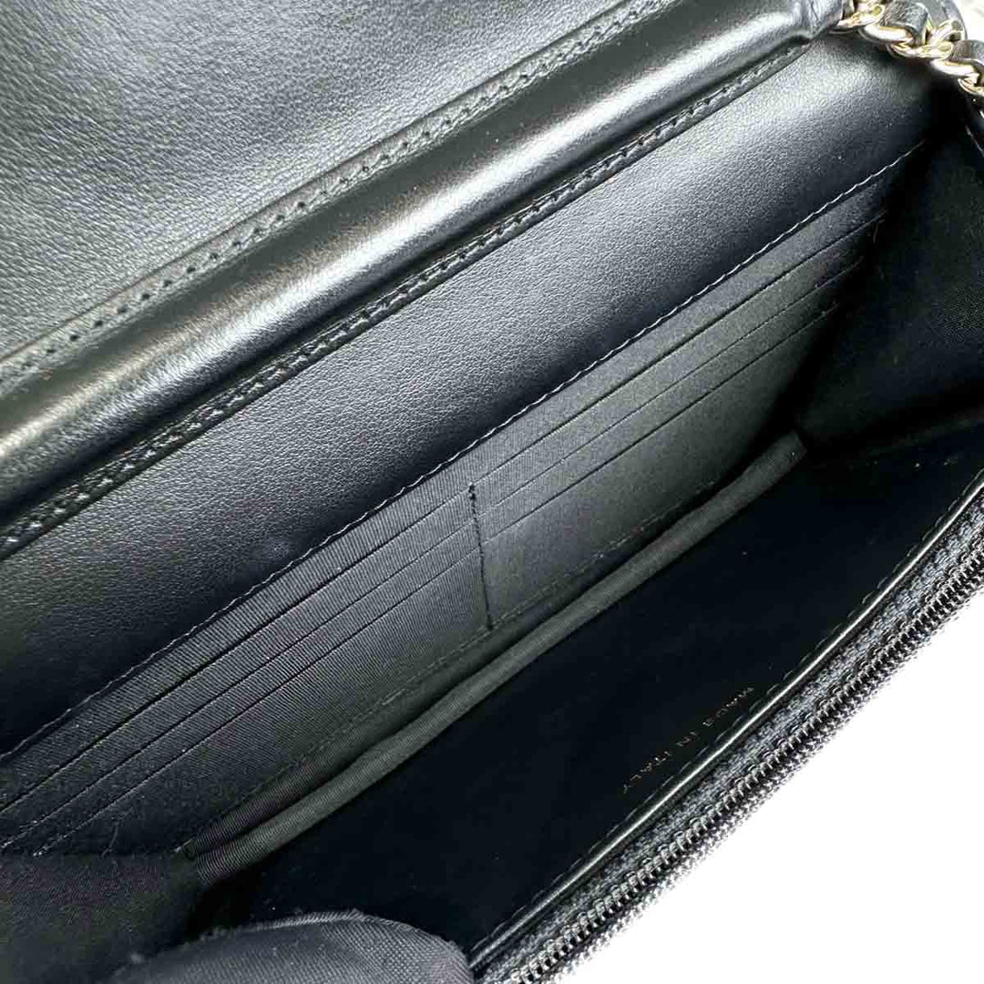Chanel Black Chevron WOC Bag - Jiaxyk