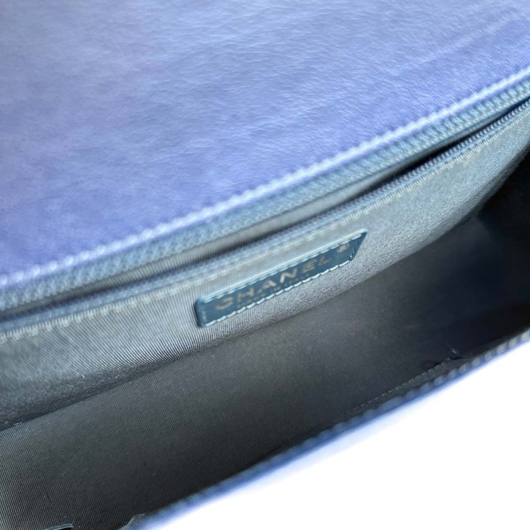 Chanel Medium Blue Leboy Bag - Jiaxyk