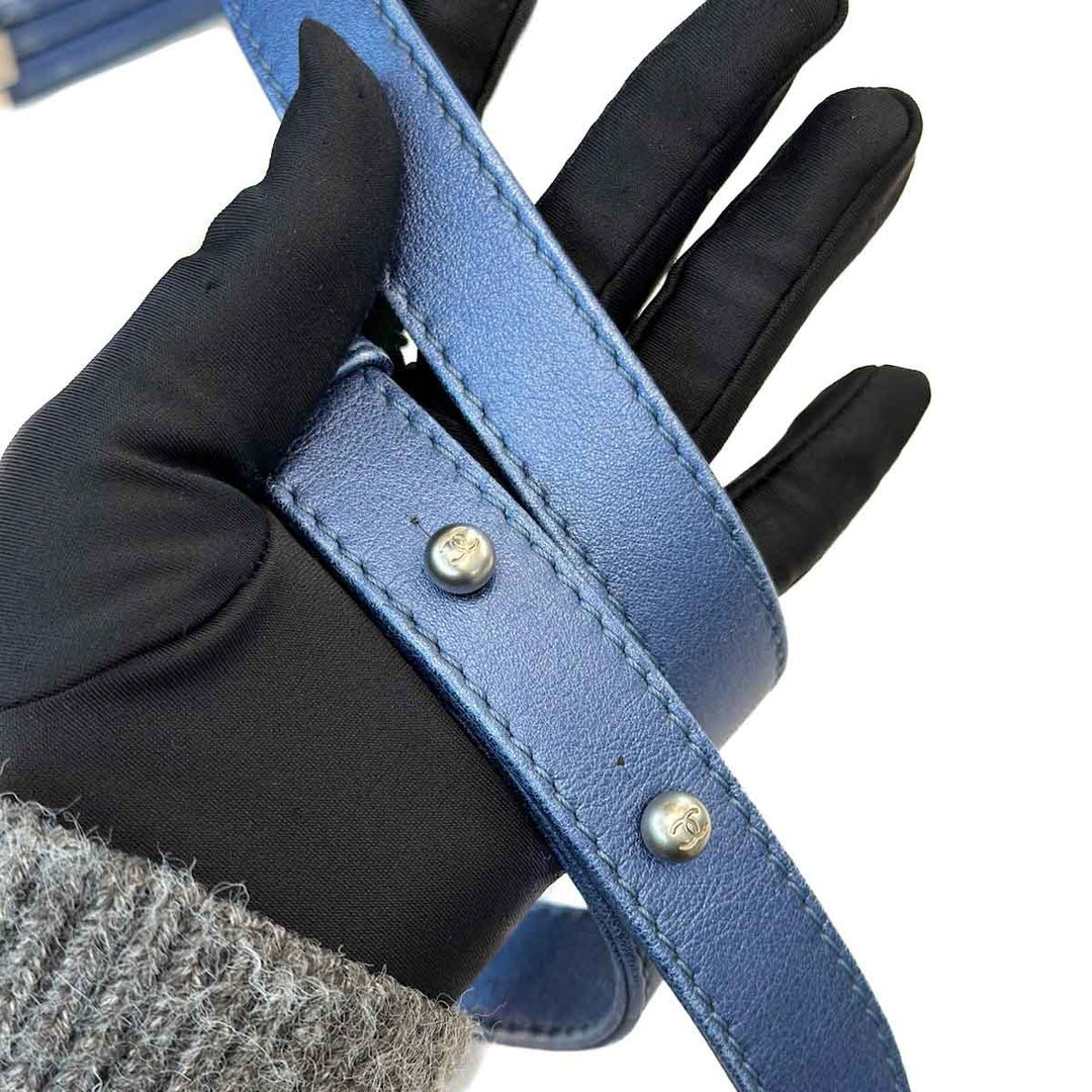 Chanel Medium Blue Leboy Bag - Jiaxyk