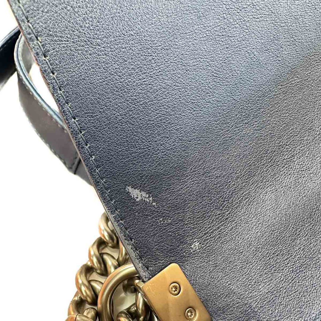 Chanel Medium Blue Leboy Bag - Jiaxyk