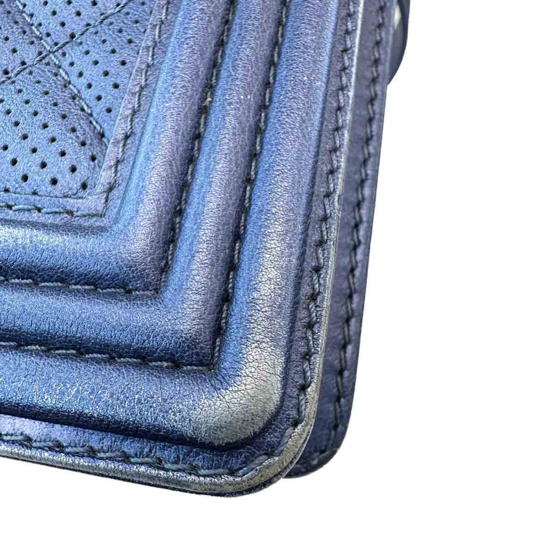 Chanel Medium Blue Leboy Bag - Jiaxyk