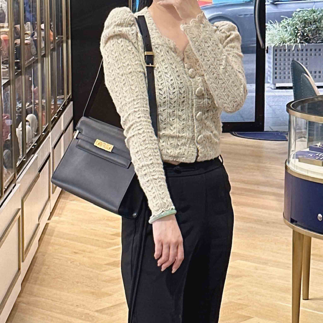 Saint Laurent Small Black Manhattan - Jiaxyk
