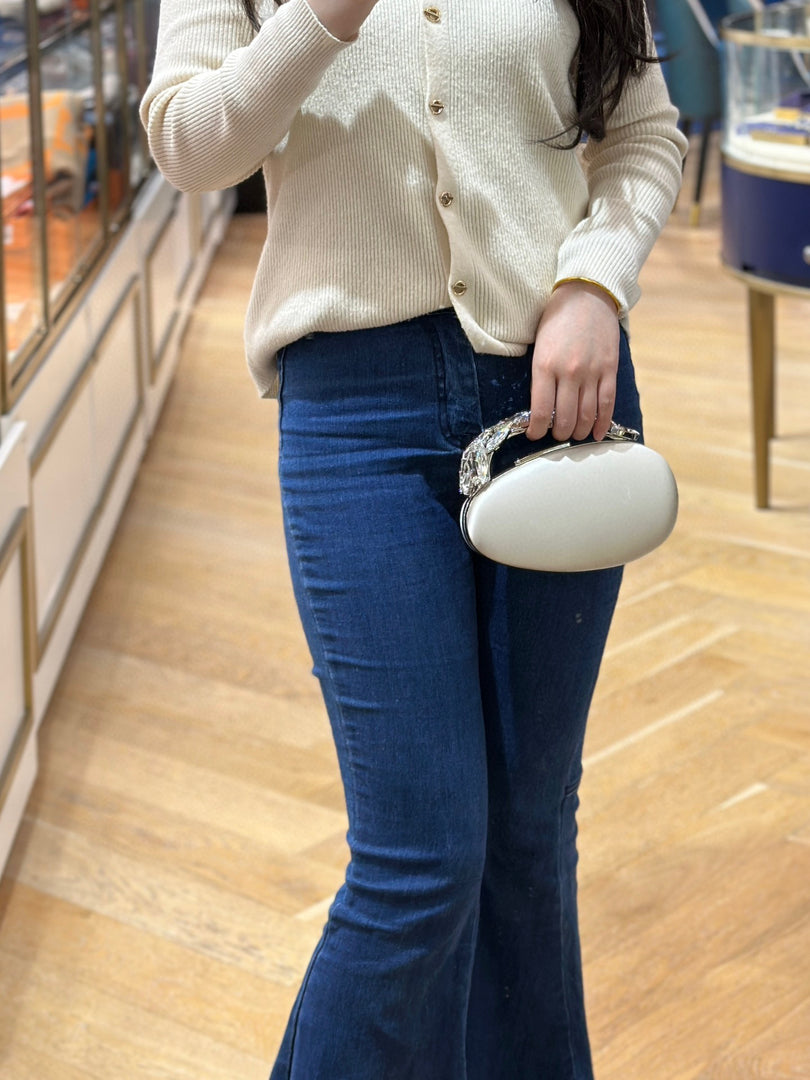 Manolo Blahnik Nadira Satin Clutch - Jiaxyk