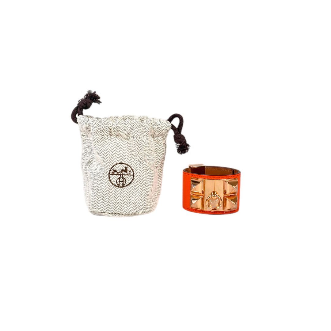 Hermes Orange CDC Bracelet