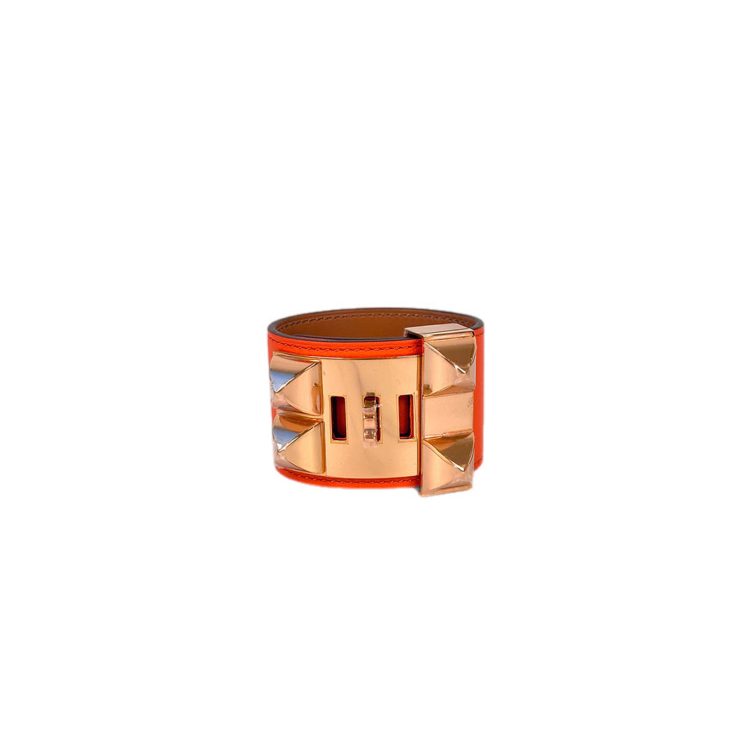 Hermes Orange CDC Bracelet