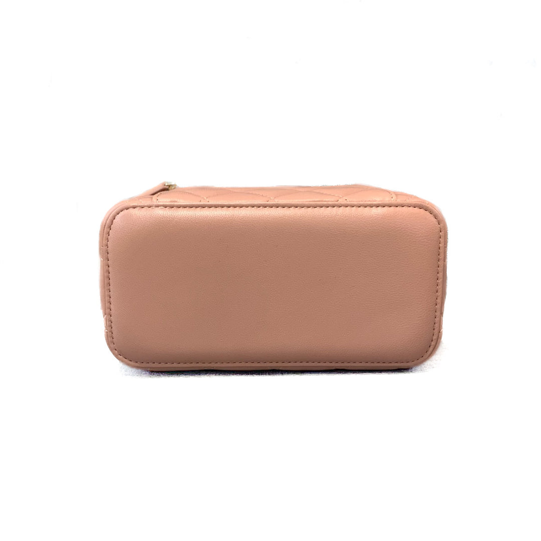 Chanel Pink Vanity Case with Pearl Crush - Jiaxyk