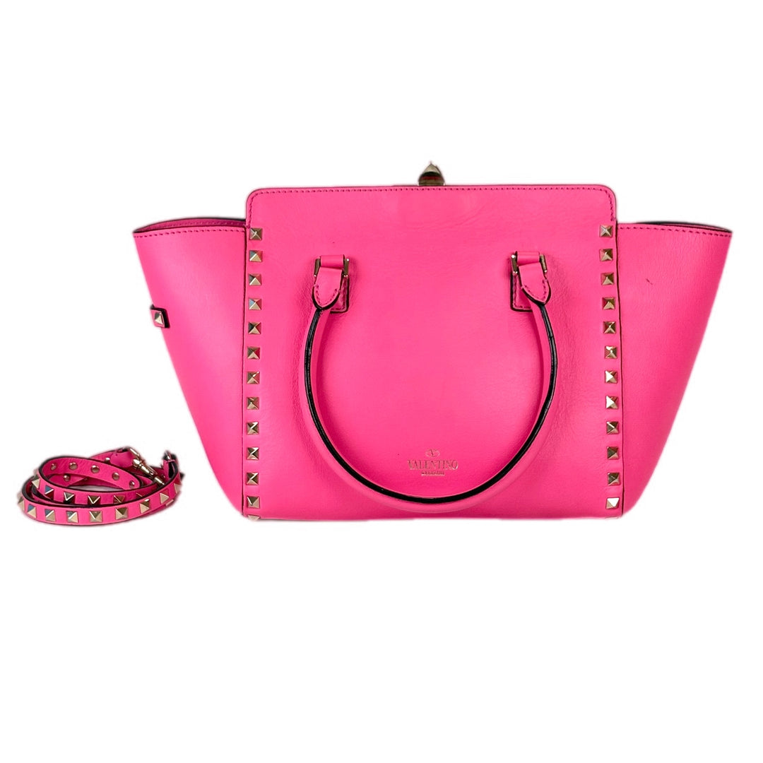 Valentino Pink Stud Tote Bag