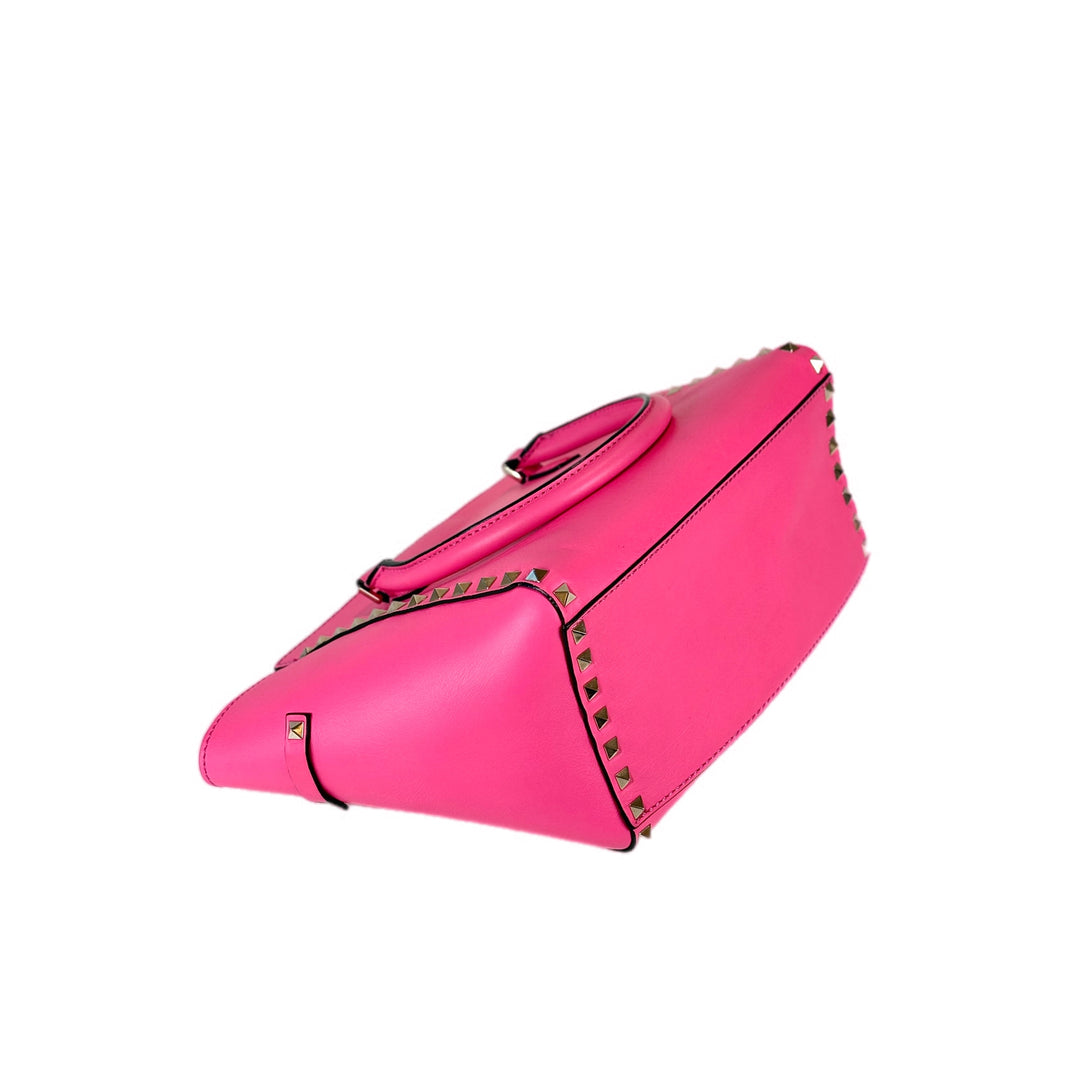 Valentino Pink Stud Tote Bag