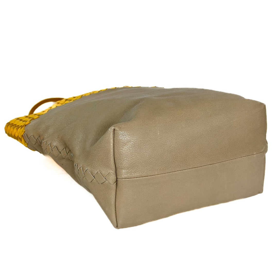 Bottega Veneta Contrast Intrecciato Tote Bag - Jiaxyk