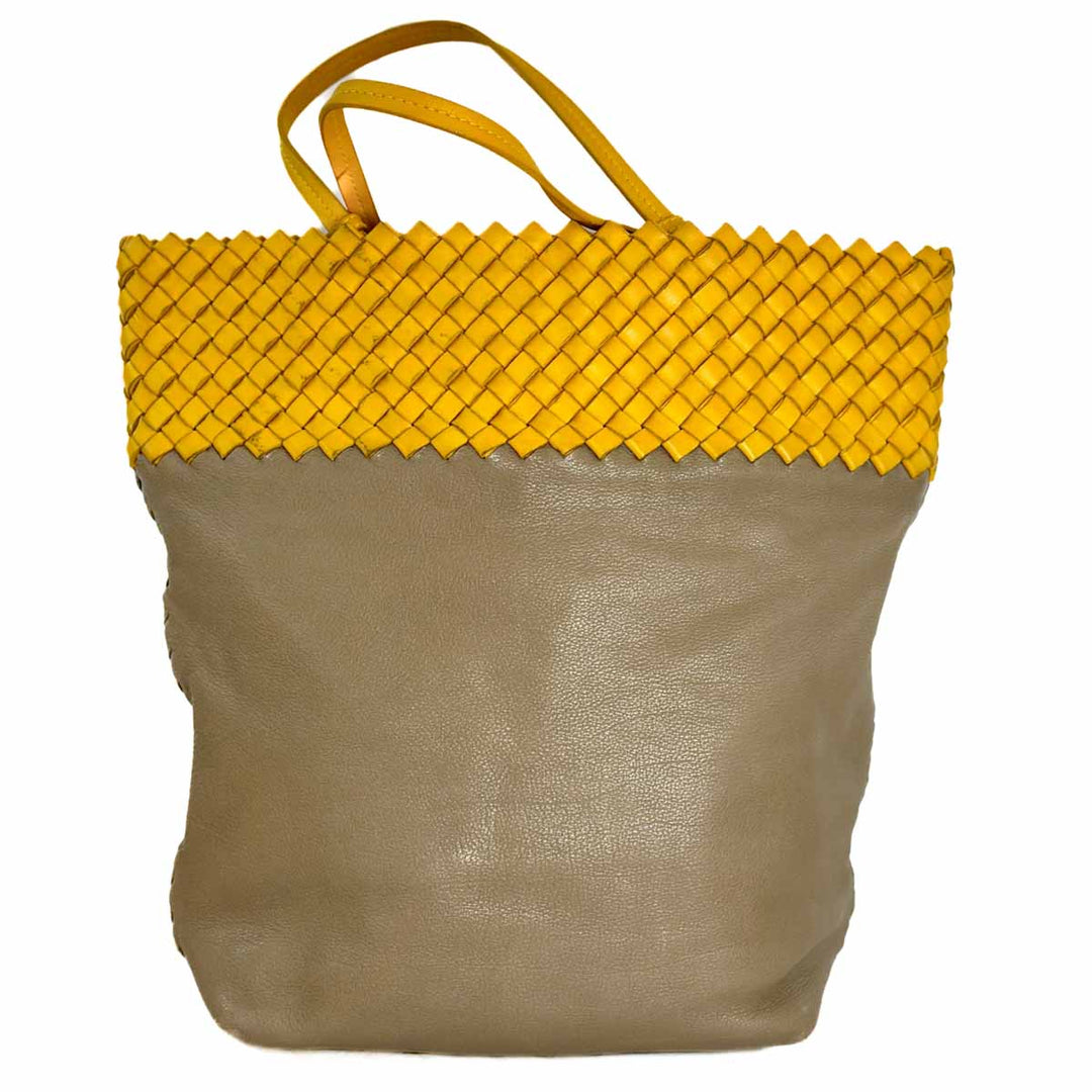 Bottega Veneta Contrast Intrecciato Tote Bag - Jiaxyk