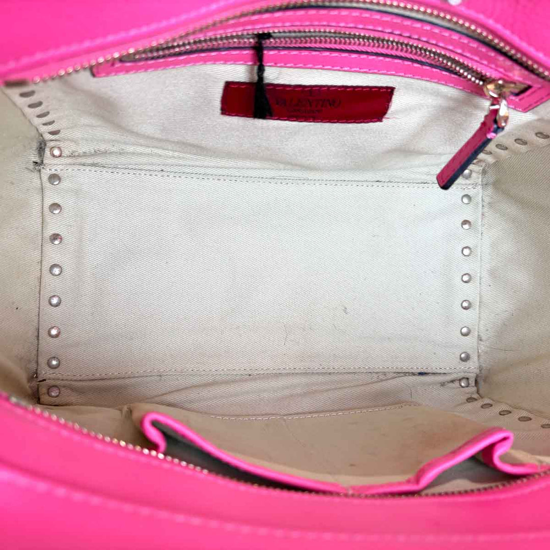 Valentino Pink Stud Tote Bag