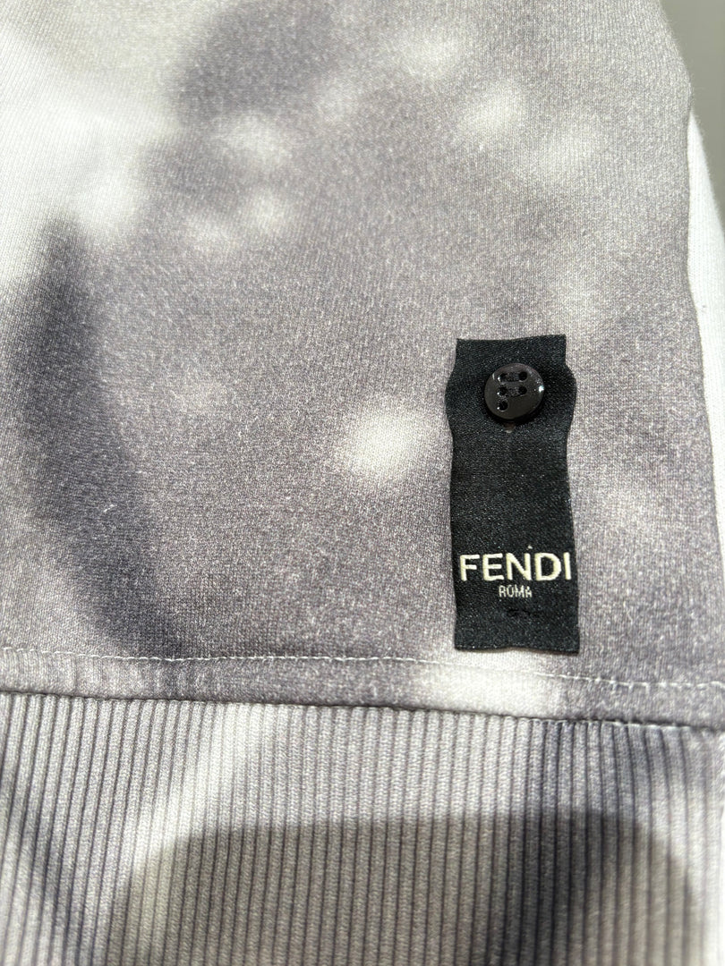 Fendi Light Grey cotton Top M