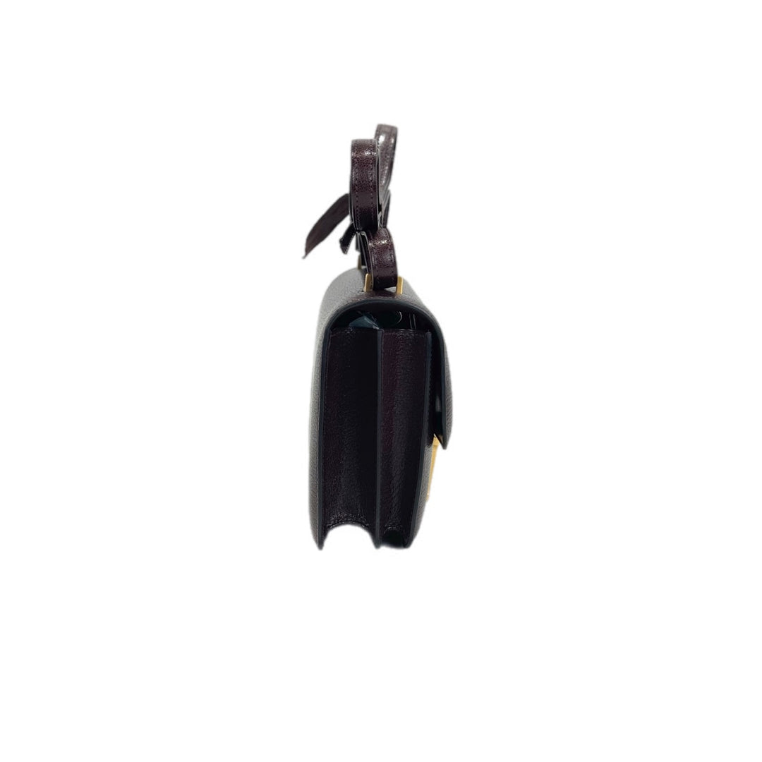 Hermes Constance Bag Mini 0G Rouge Sellier Chever Chamkila