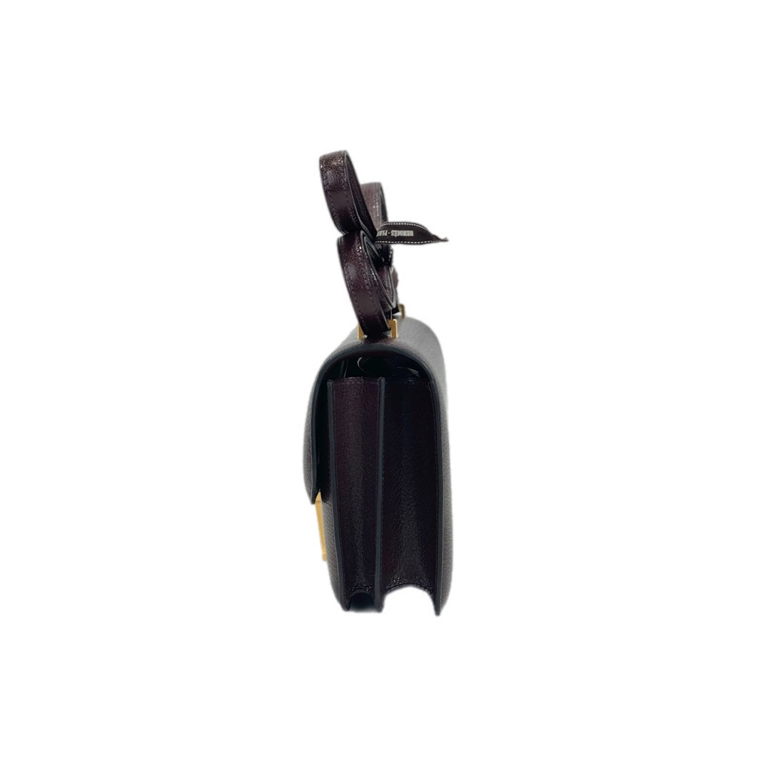 Hermes Constance Bag Mini 0G Rouge Sellier Chever Chamkila