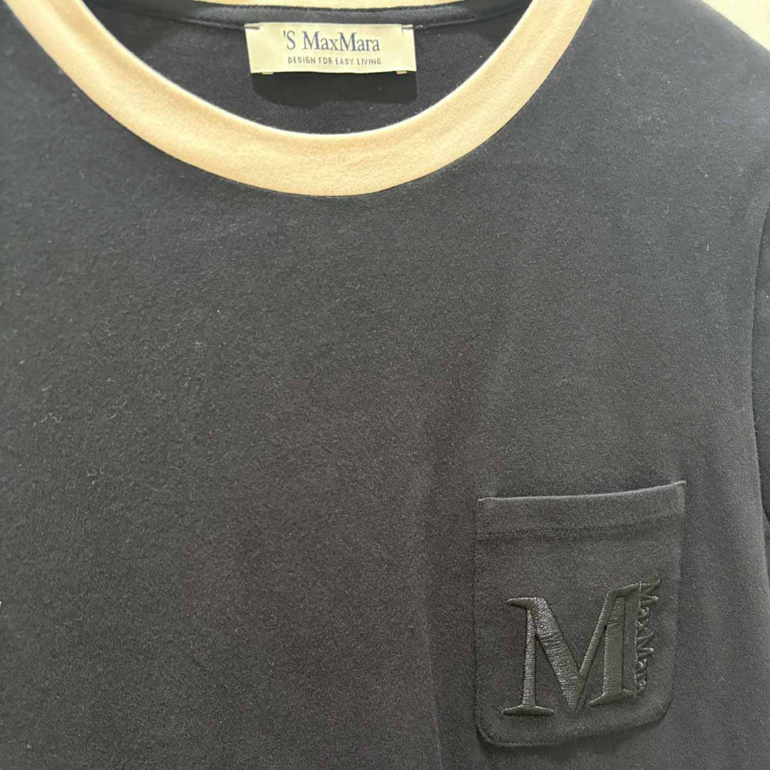 Maxmara S Black Cotton T