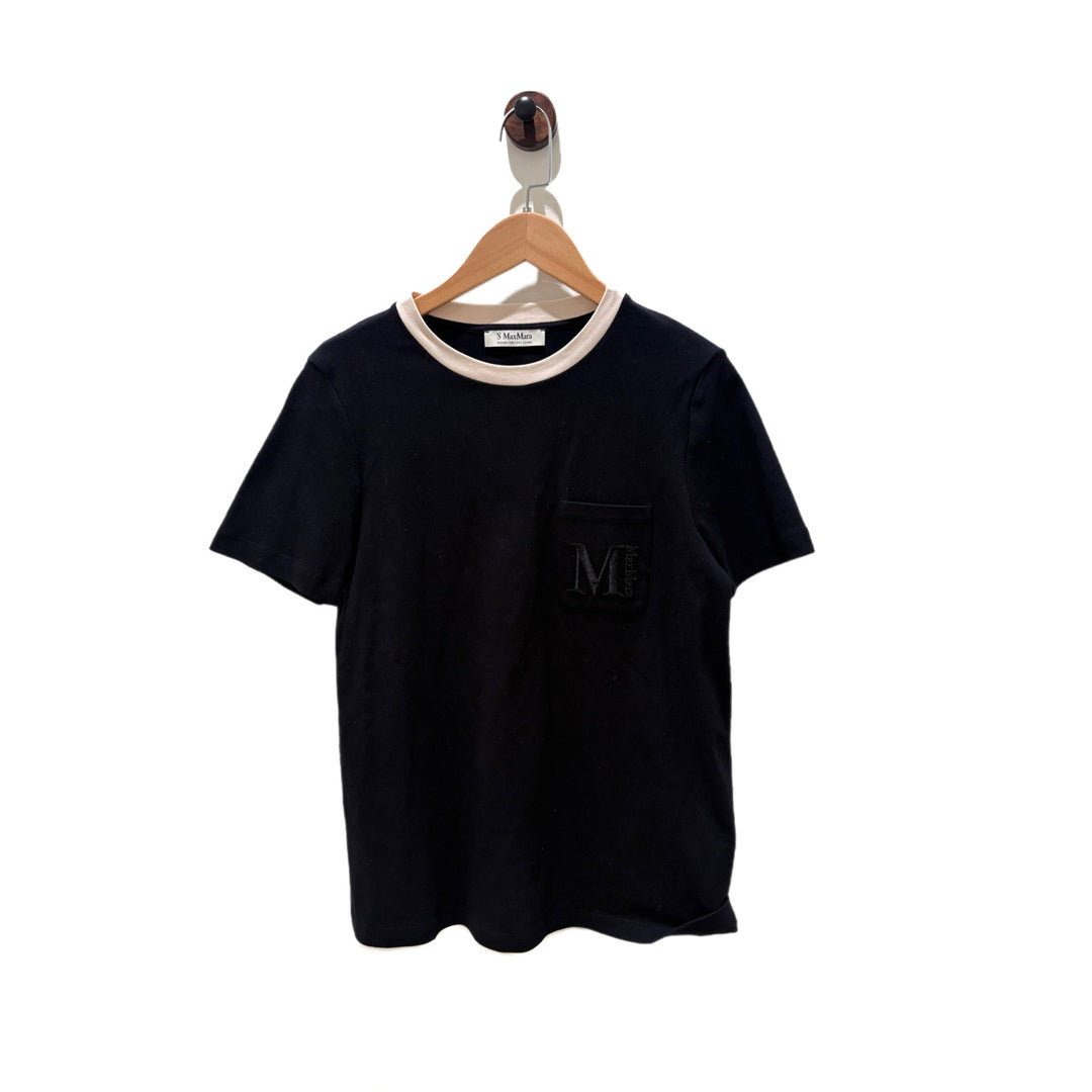 Maxmara S Black Cotton T