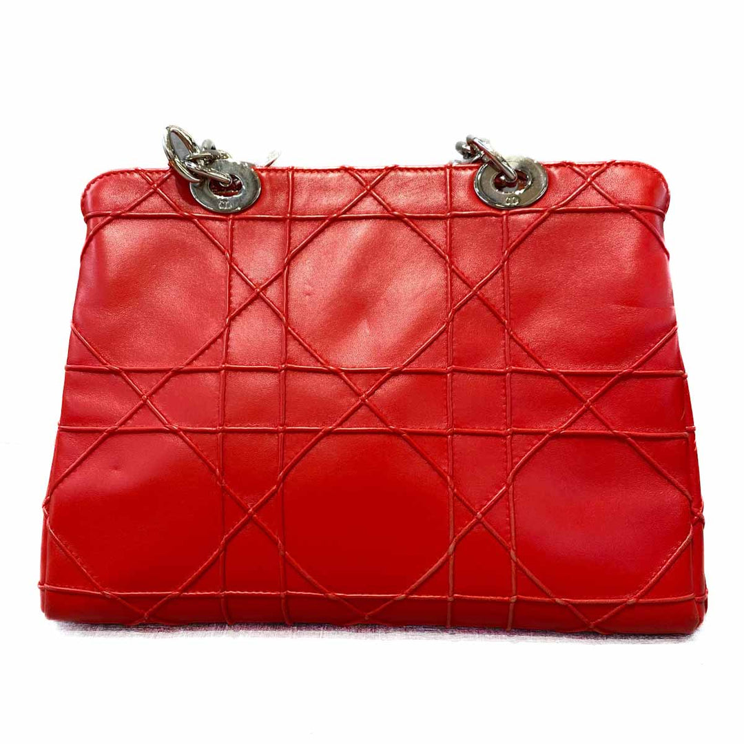 Dior Red Shopping Tote Bag - Jiaxyk
