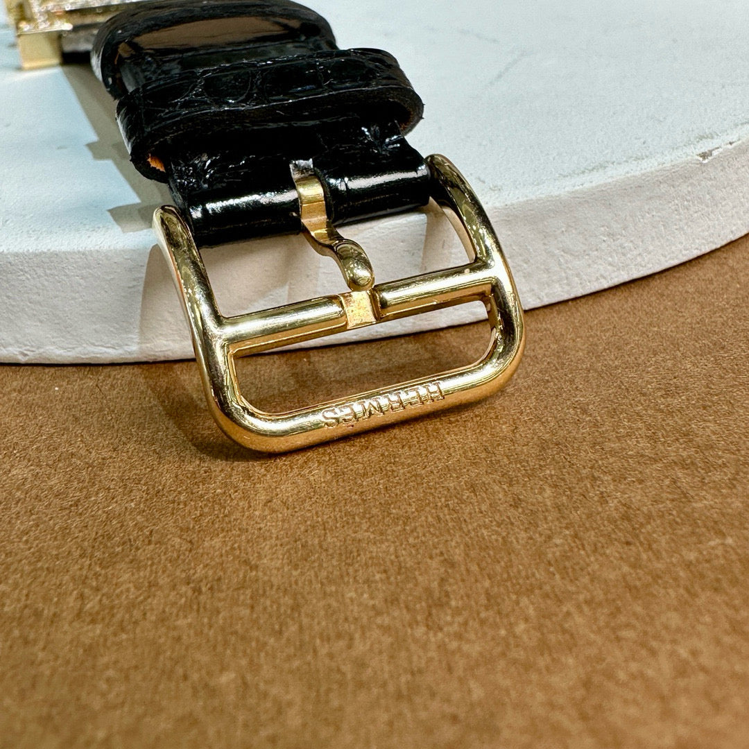 Hermes Heure H Watch, Medium Model, 30 MM with Alligator Strap - Jiaxyk