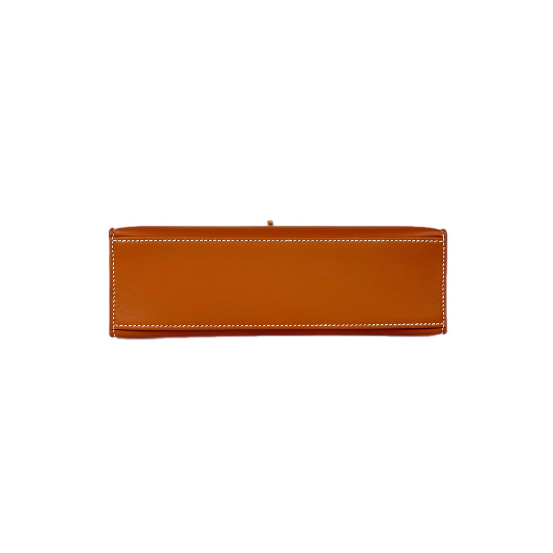 Hermes Kelly Mini Pochette Bag Gold
