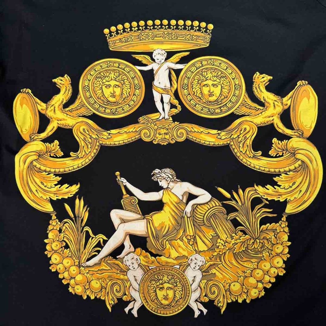 Versace Long Black Top XL
