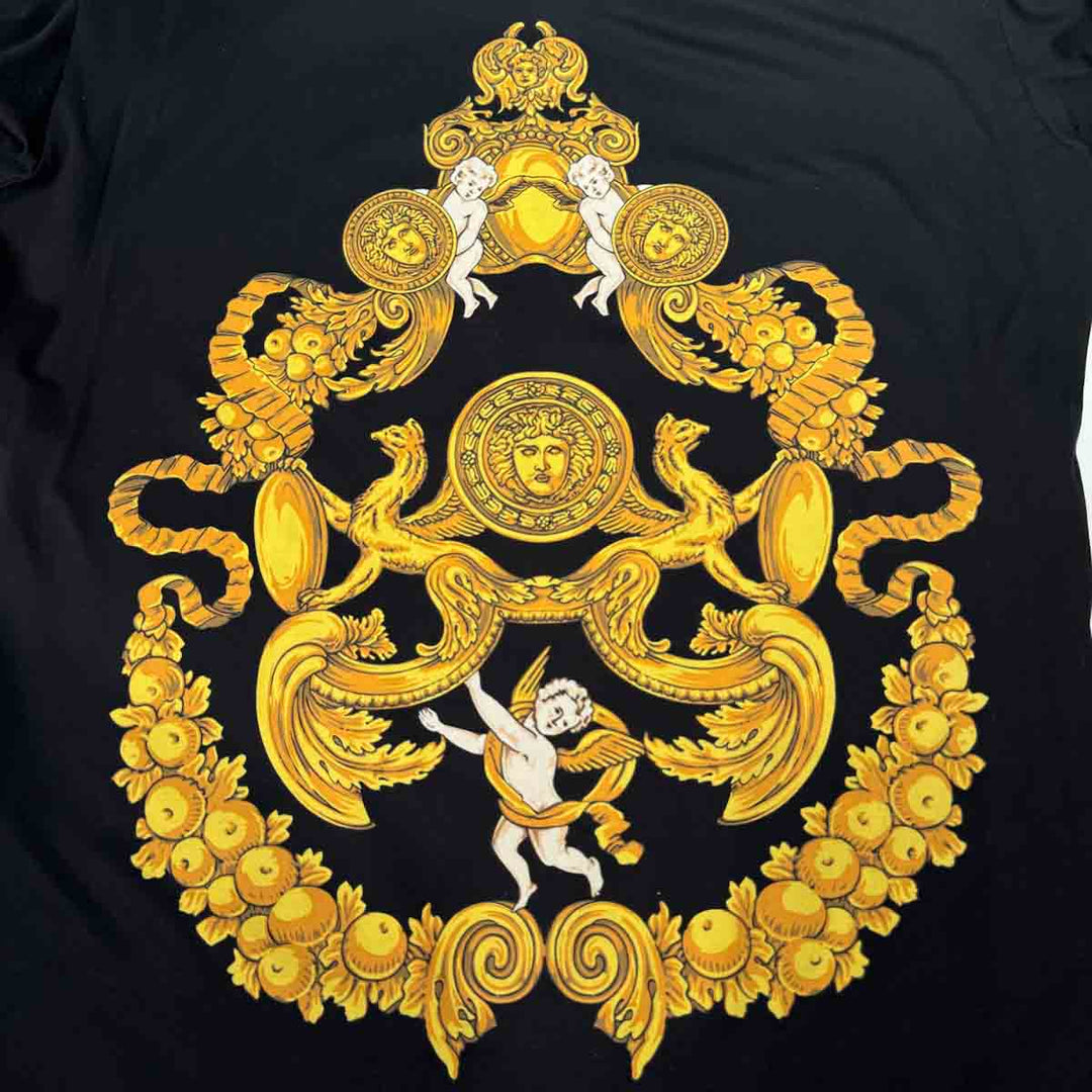 Versace Long Black Top XL