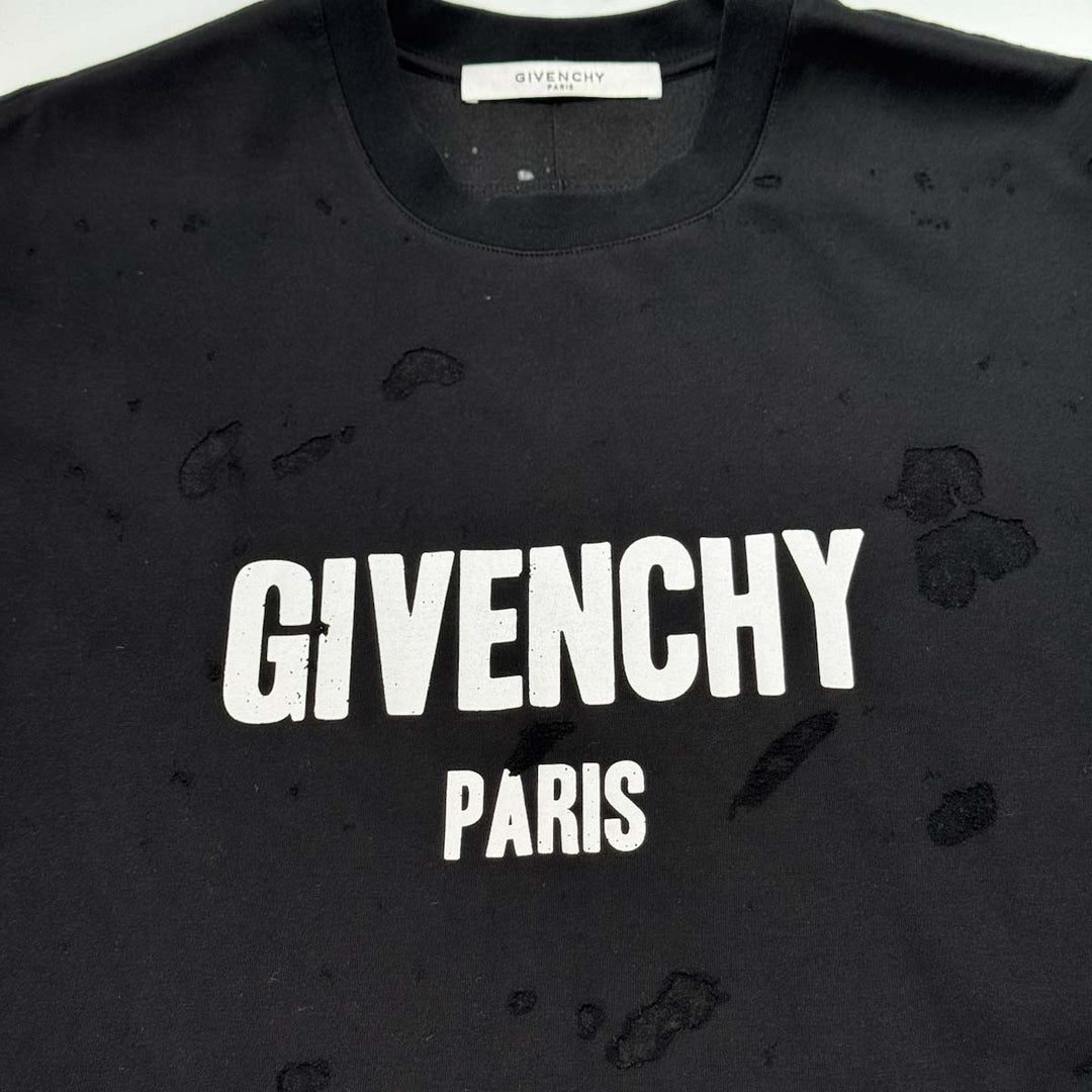 Givenchy Black Cotton T S