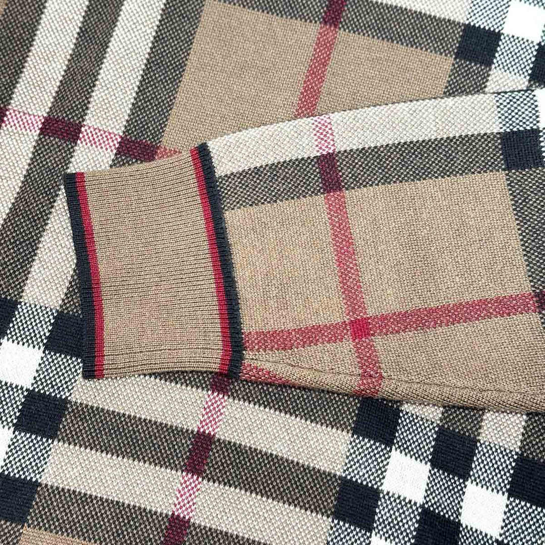 Burberry Check Wool Sweater L