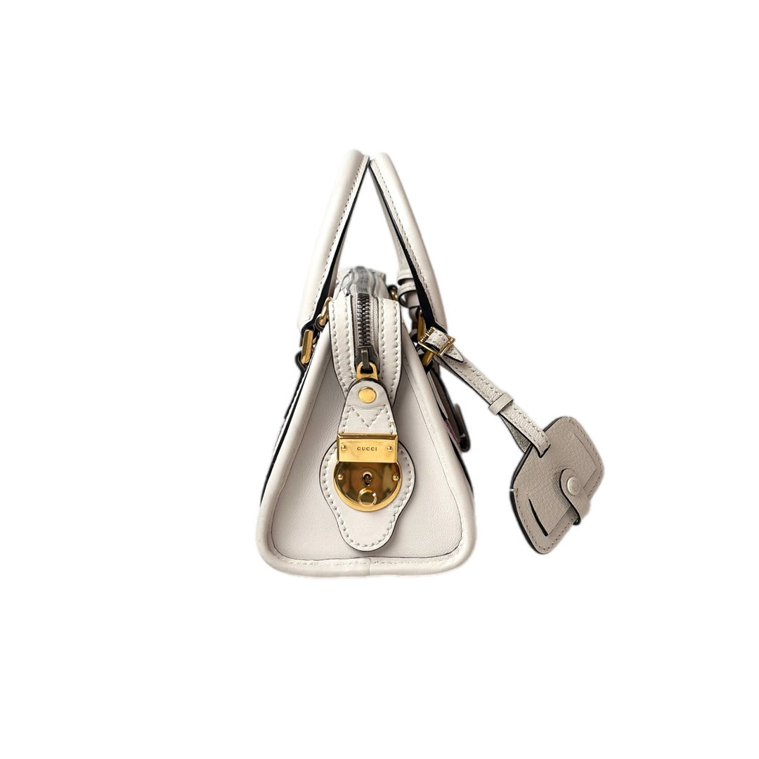 Gucci Ophidia Top Handle Bag With Strap