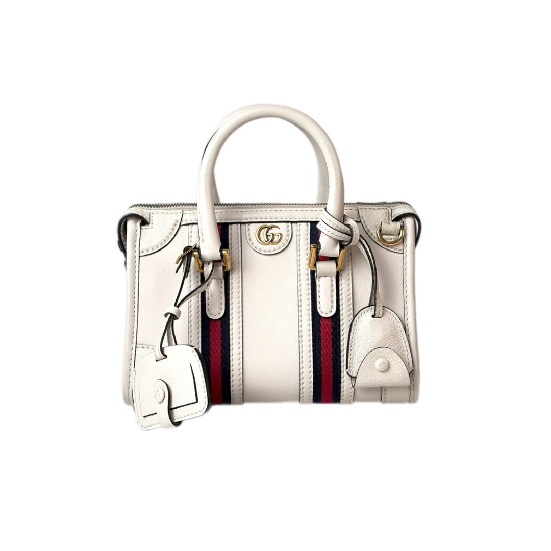 Gucci Ophidia Top Handle Bag With Strap