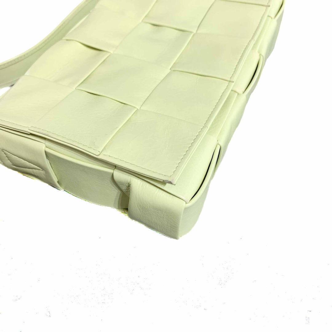 Bottega Veneta Acid Kiwi Yellow Cassette Bag - Jiaxyk